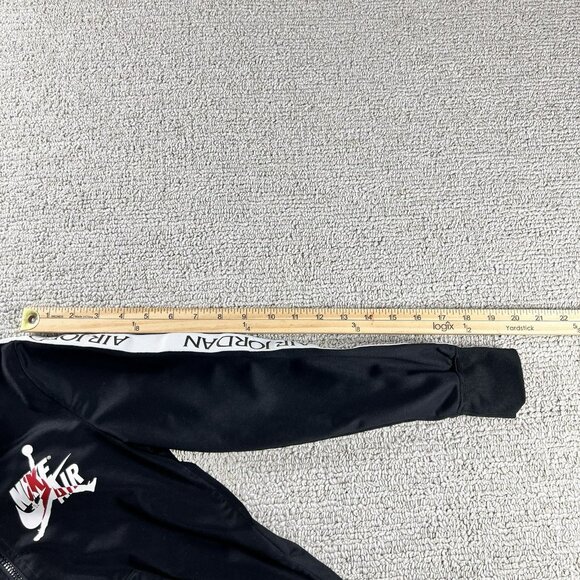 Nike Air Jordan Flight Jacket Black White Boy’s Size Small - Picture 5 of 7